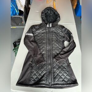 Athleta Black Quilted Puffer Jacket